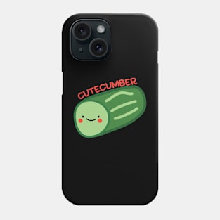 Cutecumber pun Phone Case