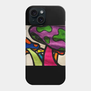 Colorful Mushrooms Phone Case