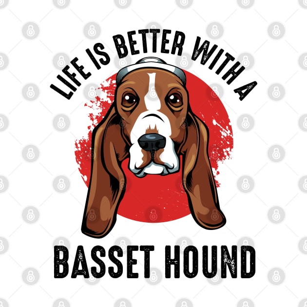 Basset Hound by Lumio Gifts