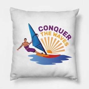 Summer Full Of Surfing Pillow