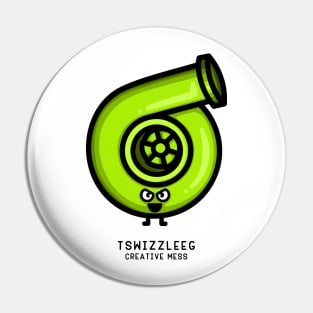 Meanest Turbo - Lime Green Pin