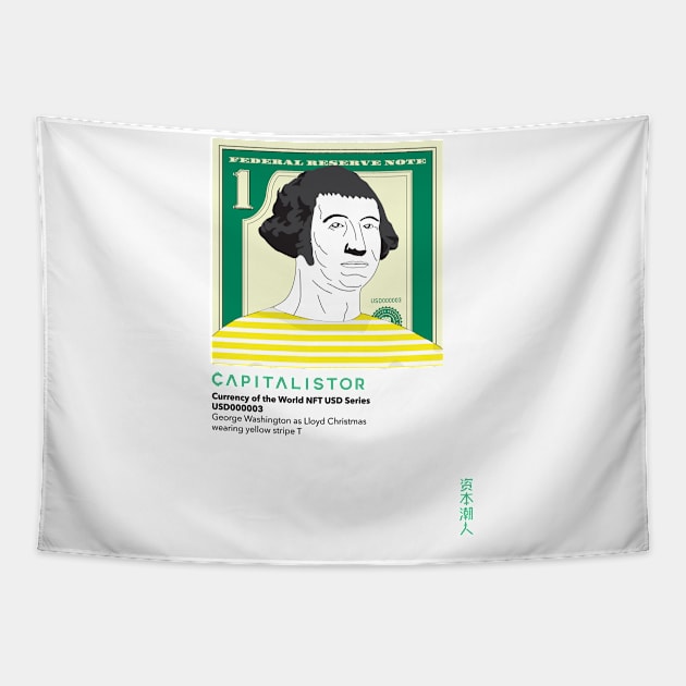 USD000003 - George Washington as Lloyd Christmas Tapestry by Capitalistor