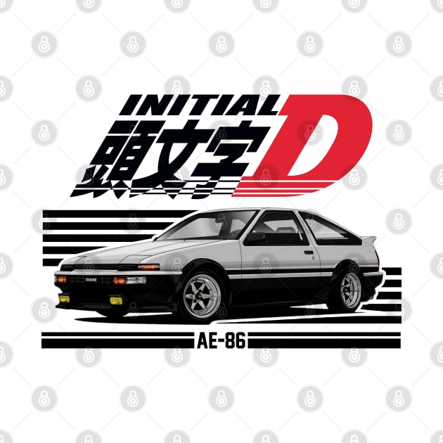 Initial D - anime japan by Grindbising