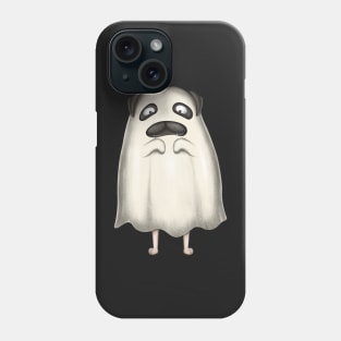 Cute Pug In Ghost Costume Phone Case