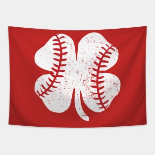 Baseball St Patrick's Day Shamrock Gift Tee Tapestry
