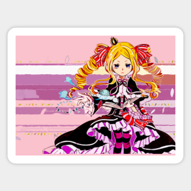 Beatrice From Re Zero Re Zero Kara Hajimeru Isekai Seikatsu Sticker Teepublic Au