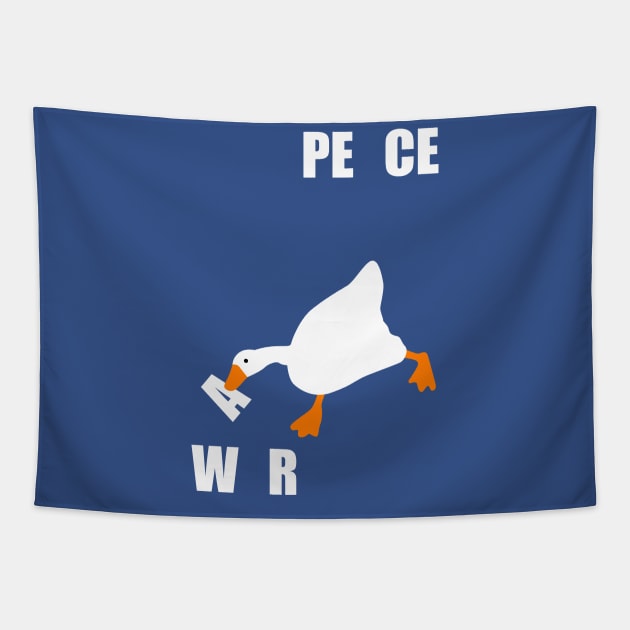 War & Peace Goose Tapestry by Astroman_Joe