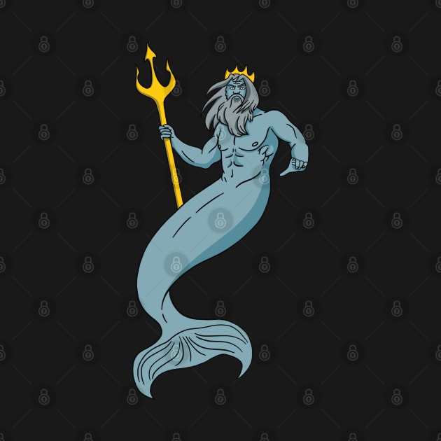 Neptune aka Poseidon - Greek God of Water and Sea by isstgeschichte