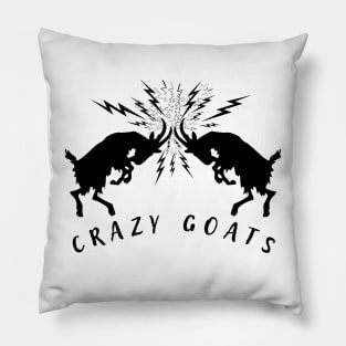 Crazy goat Pillow