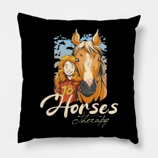 Horse Girl Pillow