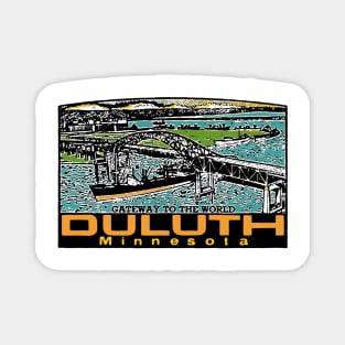 Vintage Duluth Decal Magnet