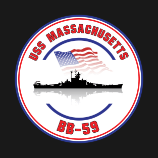 USS Massachusetts BB-59 T-Shirt