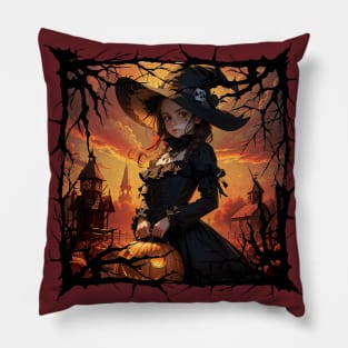 Trick Or Treat Witch Pillow