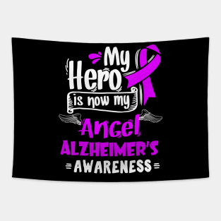 MY ANGEL ALZHEIMER AWARENESS MENS WOMENS GIFT MOM DAD ALZ Gift Tapestry