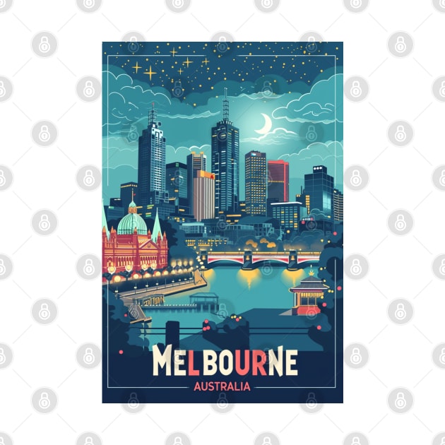 Melbourne Australia by Studio Red Koala