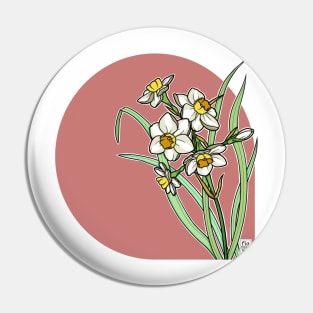 Narcissus Pin