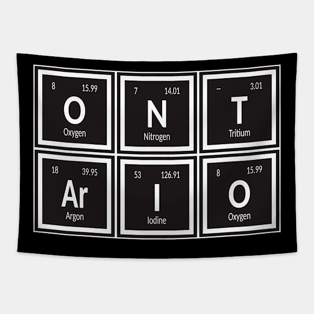 Ontario | Periodic Table Tapestry by Maozva-DSGN