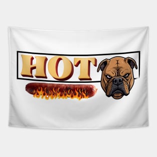 Hot dog hotdog  bulldog  bulldog mom Tapestry