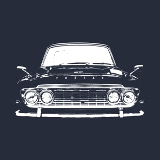 Zodiac Mk3 1960s classic car monoblock white T-Shirt