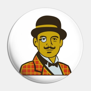 Hercule Poirot Pin