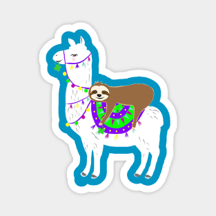 Lucky Llama and Sloth Magnet