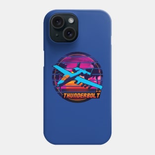 Neon Retro A-10 Thunderbolt Phone Case