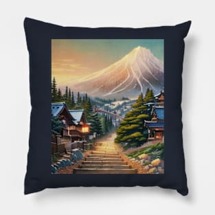 Manitou Incline in Vintage Japanese Anime Hiking Pillow