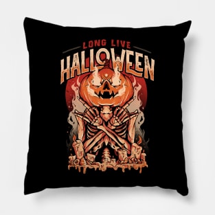 Long Live Halloween - Evil Pumpkin Skull Gift Pillow