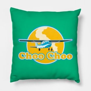 Funny Choo Choo Plane Pillow