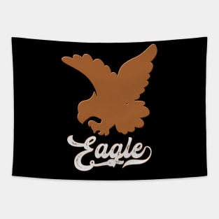 Eagle Text Tapestry