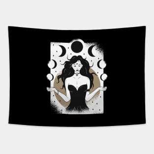 Phase Depression Moon Phase Mood Yoga Gift Tapestry