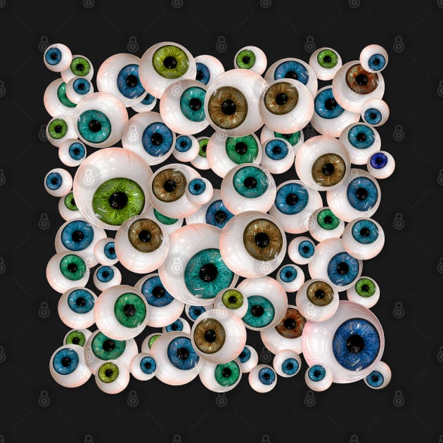99 Eyeballs † † Spooky Patterned Eye Design by DankFutura