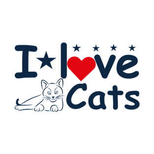I Love Cats T-Shirt