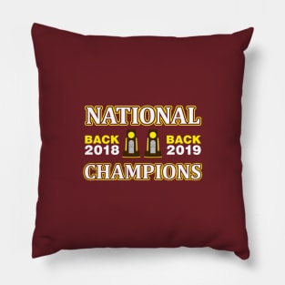 BACK 2 BACK CHAMPS Pillow