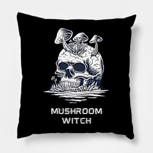 Mushroom Witch Pillow