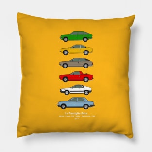 Lancia Beta classic car collection Pillow