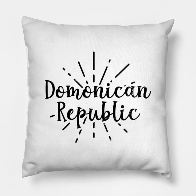 Dominican Republic Shirt | Sparkling Star Gift Pillow by Gawkclothing