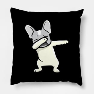 French Bulldog Dab Dog Owner Frenchie Funny Dog Dabbing Pillow