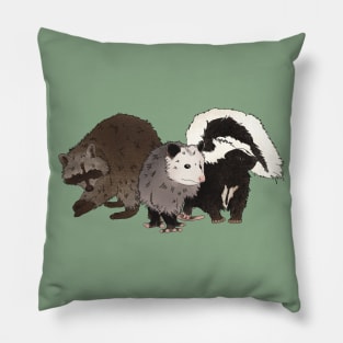 Street Cat Trio Pillow