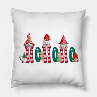 Ho Ho Ho gnome christmas Pillow