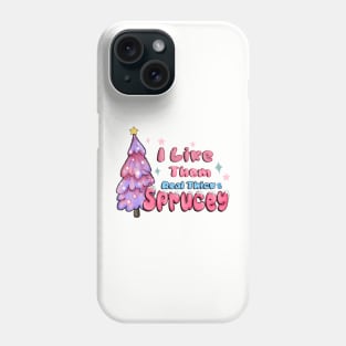 Cute and Funny Pink Christmas Phone Case