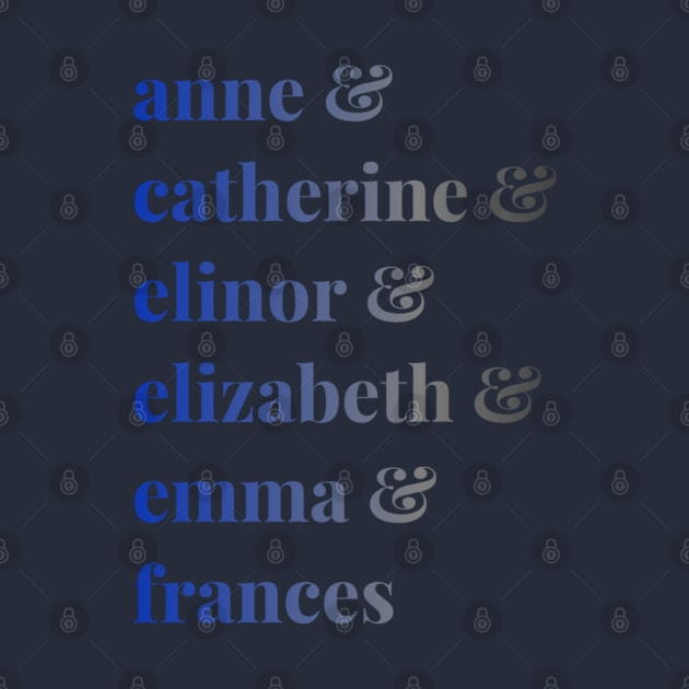 Austen Protagonists by Ardently