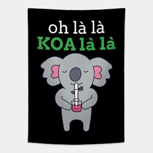 Oh la la! Koa la la! koala pun Tapestry