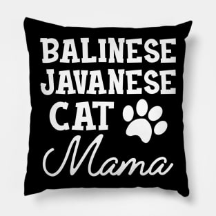 Balinese Javanese Cat Mama Pillow