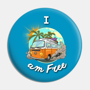 Freedom Sun Trip Pin