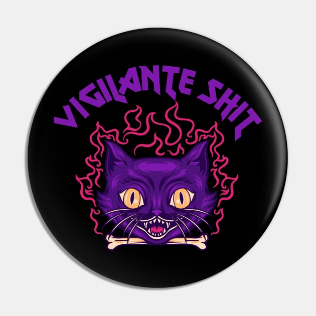 Vigilante Metal Pin by DaisyJamesGA