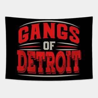 Detroit - Gangs Of Detroit Michigan Underground Tapestry