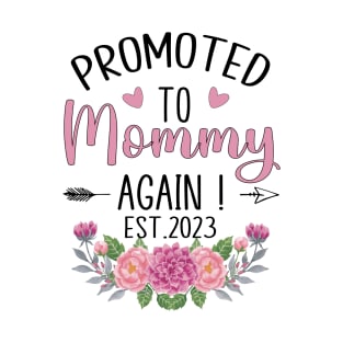 Promoted to Mommy Again Est. 2023 T-Shirt