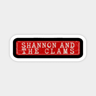 vintage retro plate Shannon and the Clams Magnet