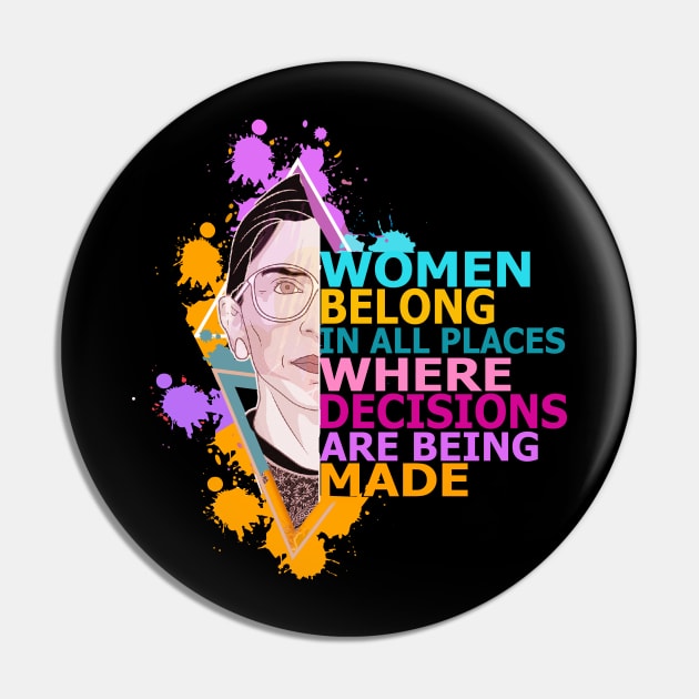 Ruth bader ginsburg Pin by Creation Cartoon